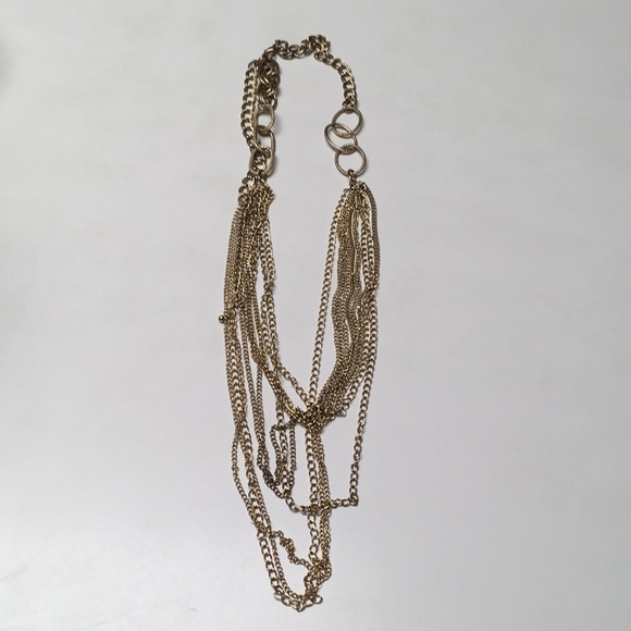 Express Gold Multilayer Necklace - Picture 3 of 8